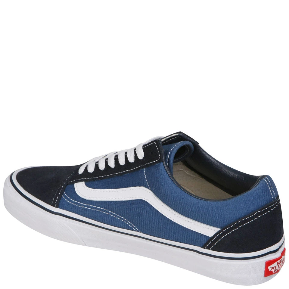 Vans Old Skool Trainers - Navy 4 Vans Old Skool Trainers - Navy - Image 2