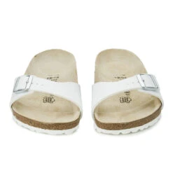 Birkenstock Women's Madrid Slim Fit Single Strap Sandals - White -Vans || Clarks || Ugg Sales 10669743 1423569519 107758