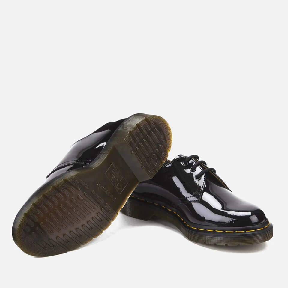 Dr. Martens Women's 1461 Patent Lamper 3-Eye Shoes - Black 8 Dr. Martens Women's 1461 Patent Lamper 3-Eye Shoes - Black - Image 6
