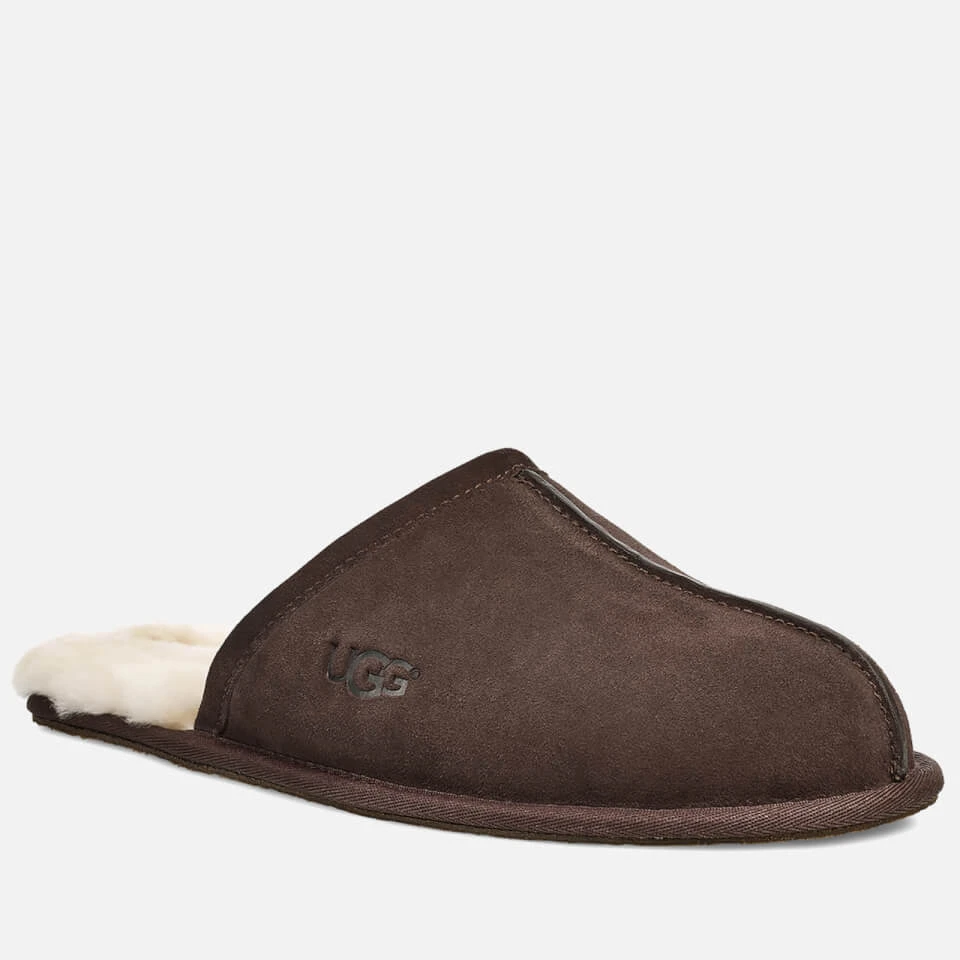 UGG Men's Scuff Suede Sheepskin Slippers - Espresso 4 UGG Men's Scuff Suede Sheepskin Slippers - Espresso - Image 2
