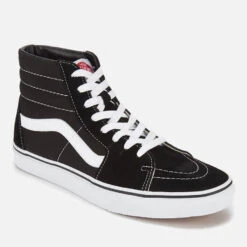 Vans Sk8 Hi-Top Trainers - Black/White -Vans || Clarks || Ugg Sales 10721490 5654492585995627
