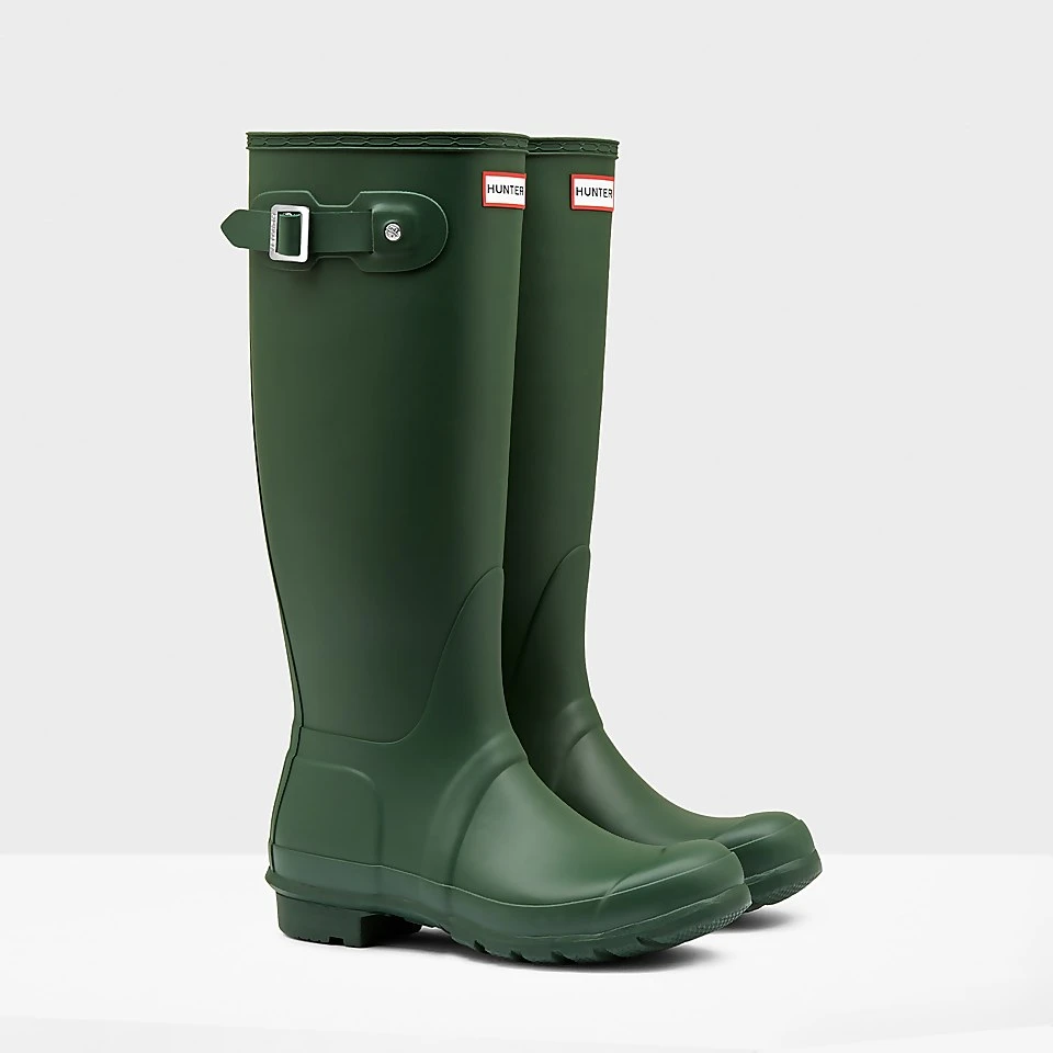Hunter Women's Original Tall Wellies - Hunter Green 5 Hunter Women's Original Tall Wellies - Hunter Green - Image 3