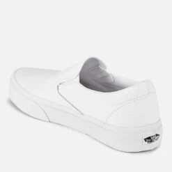 Vans Classic Slip-On Canvas Trainers - True White -Vans || Clarks || Ugg Sales 10960397 1824492337993160