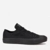 Converse Chuck Taylor All Star Ox Canvas Trainers - Black Monochrome