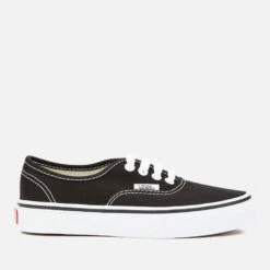 Vans Kids' Authentic Trainers - Black/True White
