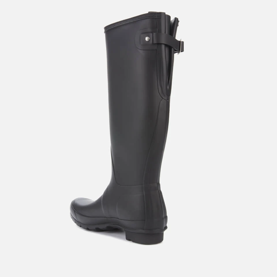 Hunter Women's Original Back Adjustable Wellies - Black 5 Hunter Women's Original Back Adjustable Wellies - Black - Image 3