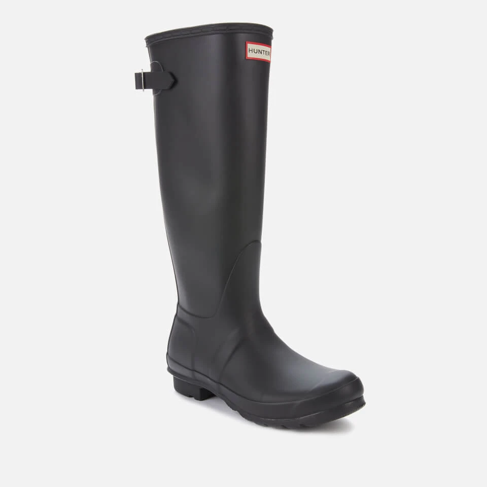 Hunter Women's Original Back Adjustable Wellies - Black 4 Hunter Women's Original Back Adjustable Wellies - Black - Image 2