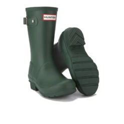 Hunter Original Big Kids' Wellington Boots - Hunter Green -Vans || Clarks || Ugg Sales 11260901 1304414865139954