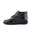 Kickers Youth Kick Hi Patent Leather Boots - Black -Vans || Clarks || Ugg Sales 11311325 1454877247522783