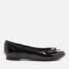 Clarks Women's Couture Patent Ballet Flats - Black