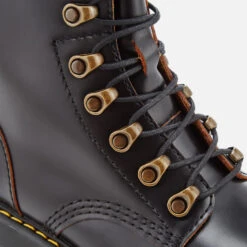 Dr. Martens Women's Leona Leather Lace Up Heeled Boots - Black -Vans || Clarks || Ugg Sales 11447028 1854520892660288