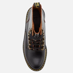 Dr. Martens Women's Leona Leather Lace Up Heeled Boots - Black -Vans || Clarks || Ugg Sales 11447028 2994520901237183