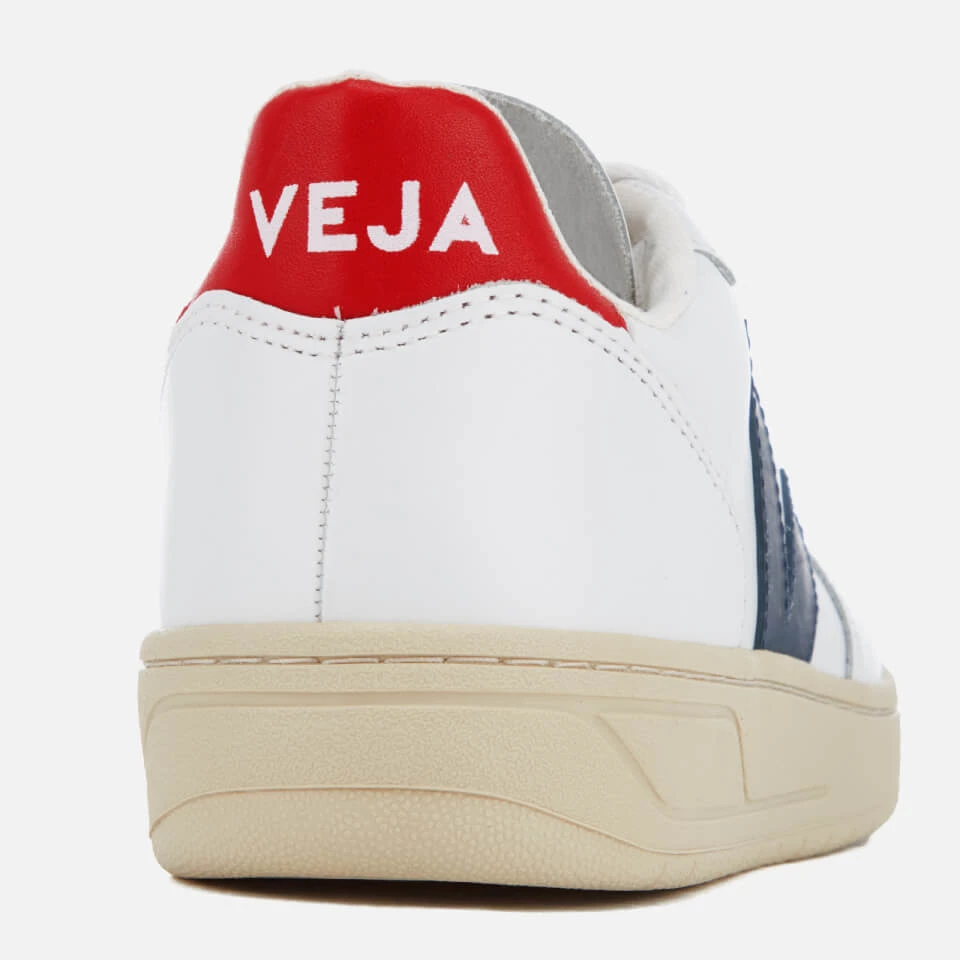 Veja Women's V-10 Leather Trainers - Extra White/Nautica/Pekin 8 Veja Women's V-10 Leather Trainers - Extra White/Nautica/Pekin - Image 6