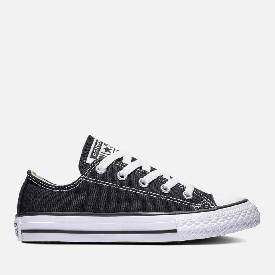 Converse Kid's Chuck Taylor All Star Ox Trainers - Black 3 Converse Kid's Chuck Taylor All Star Ox Trainers - Black