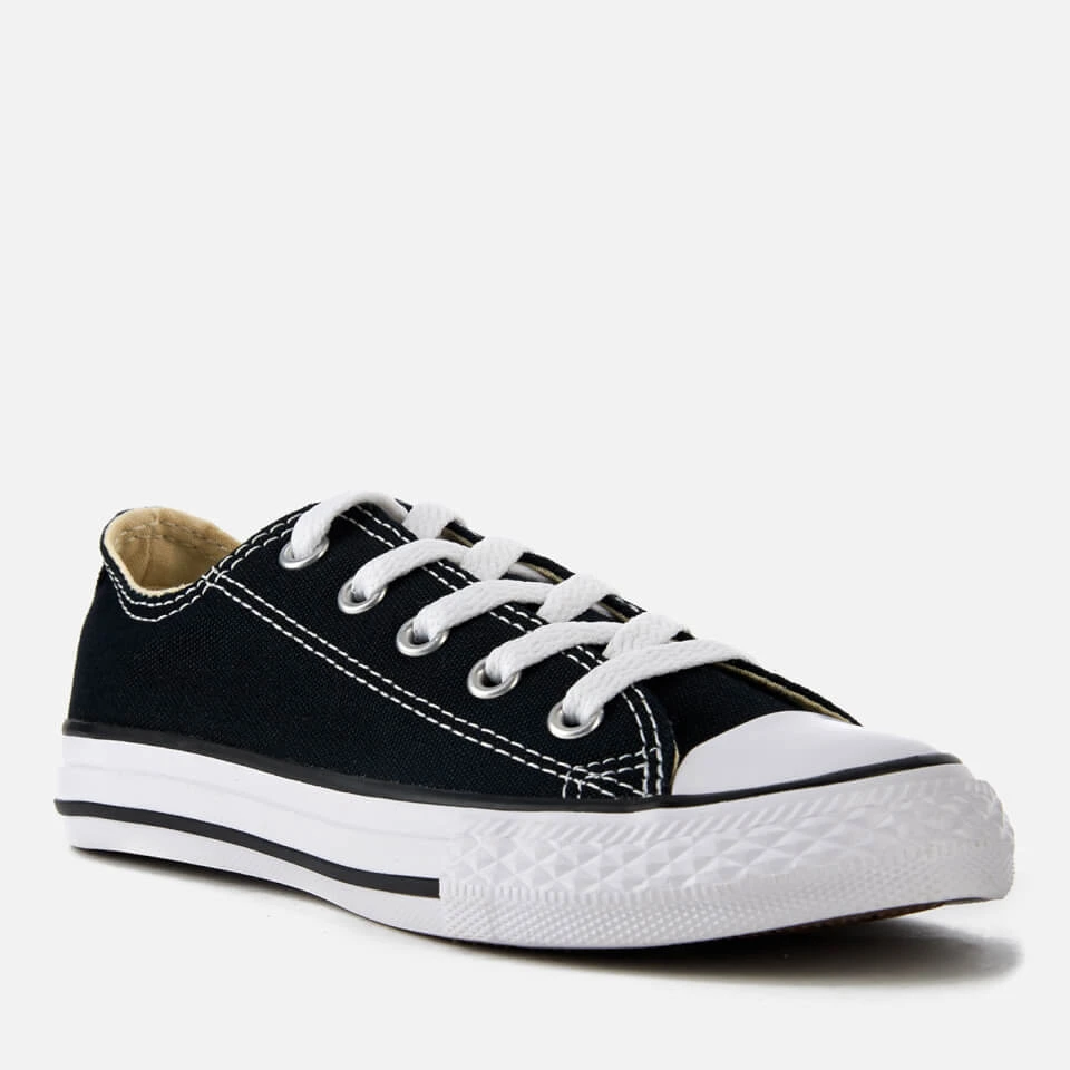 Converse Kid's Chuck Taylor All Star Ox Trainers - Black 4 Converse Kid's Chuck Taylor All Star Ox Trainers - Black - Image 2