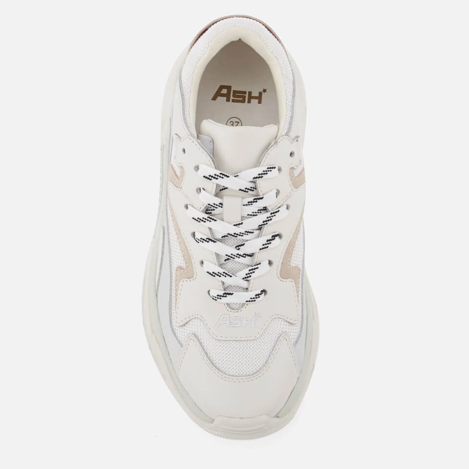 Ash Women's Addict Chunky Running Style Trainers - Off White/White 5 Ash Women's Addict Chunky Running Style Trainers - Off White/White - Image 3