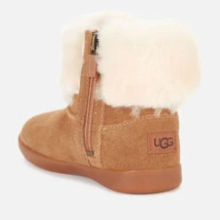 UGG Toddlers' Ramona Fluff Top Sheepskin Boots - Chestnut -Vans || Clarks || Ugg Sales 11835989 1314794787458078