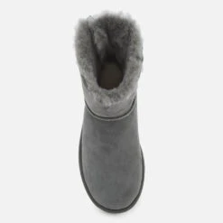 UGG Women's Mini Bailey Bow II Sheepskin Boots - Grey 8 UGG Women's Mini Bailey Bow II Sheepskin Boots - Grey -Vans || Clarks || Ugg Sales 11836320 9874611575919858
