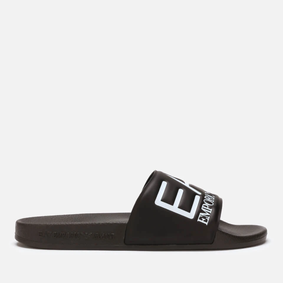 Emporio Armani EA7 Sea World Slide Sandals - Black 4 Emporio Armani EA7 Sea World Slide Sandals - Black - Image 2