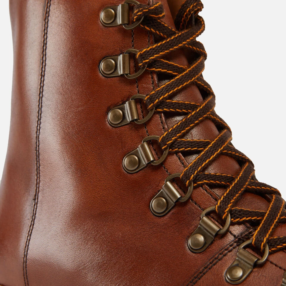 Grenson Women's Nanette Hand Painted Leather Hiking Style Boots - Tan 6 Grenson Women's Nanette Hand Painted Leather Hiking Style Boots - Tan - Image 4