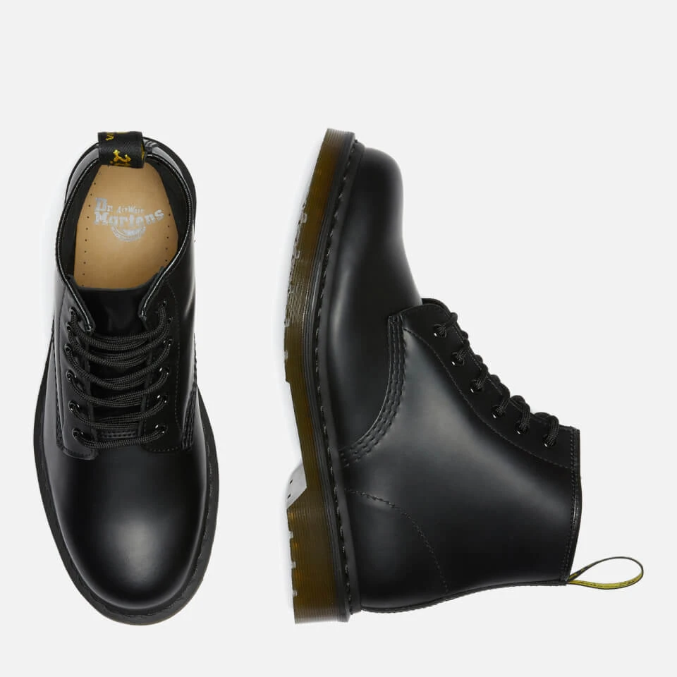 Dr. Martens 101 Smooth Leather 6-Eye Boots - Black 7 Dr. Martens 101 Smooth Leather 6-Eye Boots - Black - Image 5