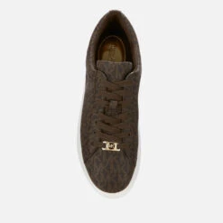 MICHAEL MICHAEL KORS Women's Keaton Low Top Trainers - Brown -Vans || Clarks || Ugg Sales 12294635 8934746086781774