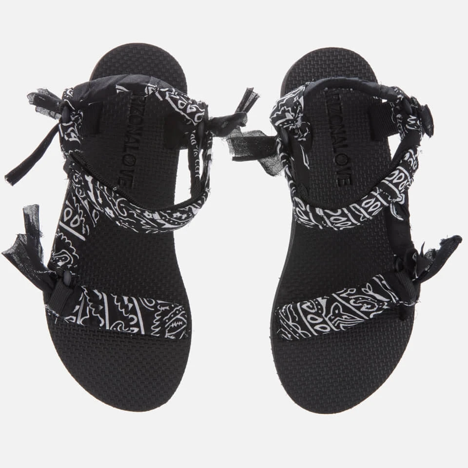 Arizona Love Women's Trekky Bandana Sandals - Black 4 Arizona Love Women's Trekky Bandana Sandals - Black - Image 2