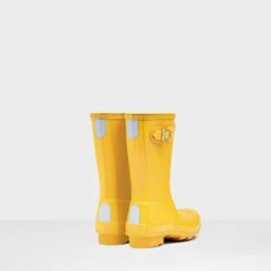 Hunter Original Big Kids' Wellington Boots - Yellow -Vans || Clarks || Ugg Sales 12572983 5854768366860138