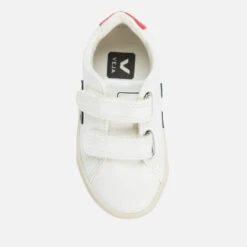 Veja Kid's Esplar Velcro Trainers - Extra White/Nautico/Pekin -Vans || Clarks || Ugg Sales 12580075 1614818641653563