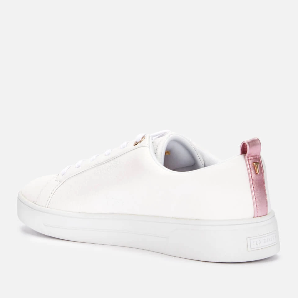 Ted Baker Women's Baily Leather Low Top Trainers - White 4 Ted Baker Women's Baily Leather Low Top Trainers - White - Image 2