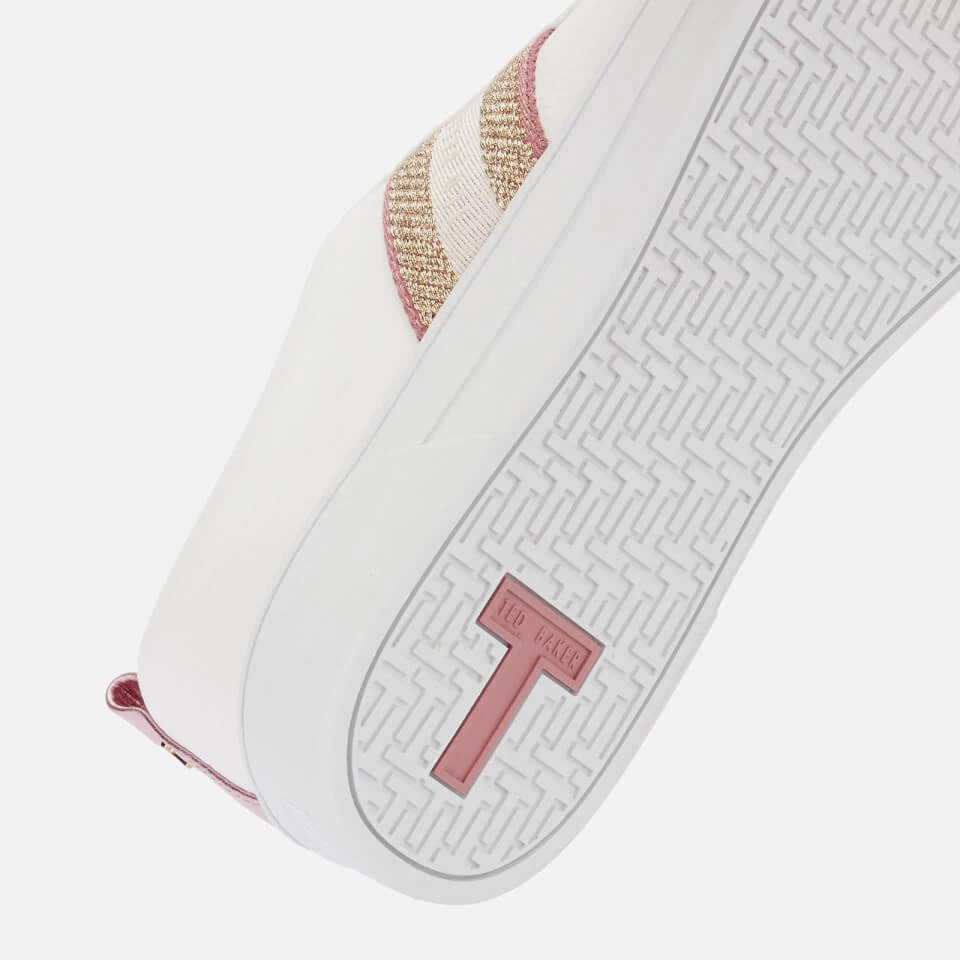 Ted Baker Women's Baily Leather Low Top Trainers - White 6 Ted Baker Women's Baily Leather Low Top Trainers - White - Image 4
