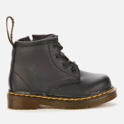 Dr. Martens Toddlers' 1460 Leather Lace-Up 4 Eye Boots - Black