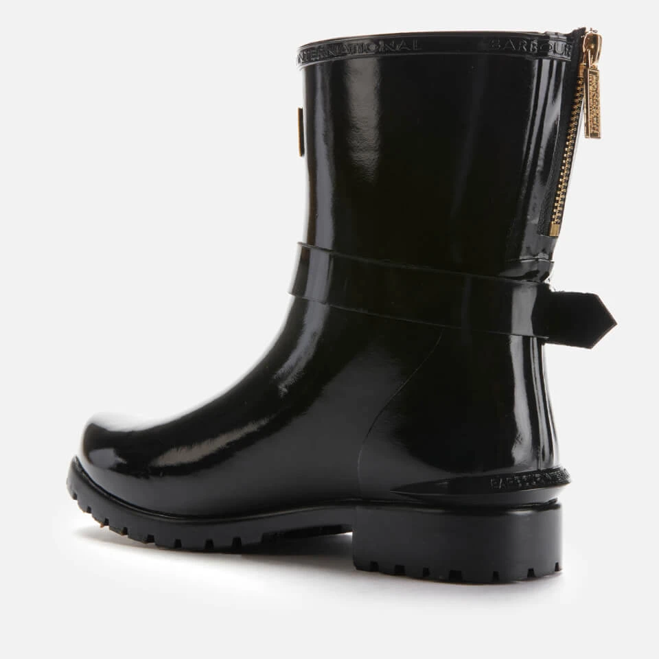 Barbour International Women's Mugello Biker Wellies - Black 5 Barbour International Women's Mugello Biker Wellies - Black - Image 3