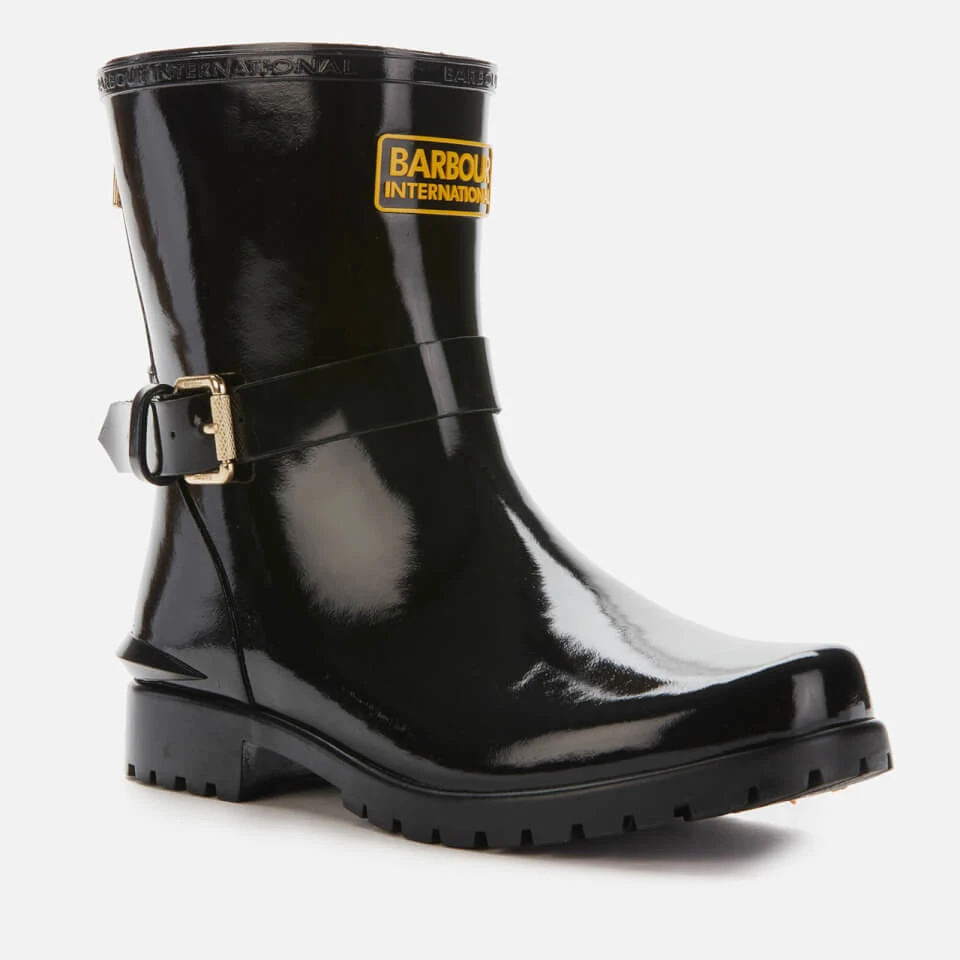 Barbour International Women's Mugello Biker Wellies - Black 4 Barbour International Women's Mugello Biker Wellies - Black - Image 2