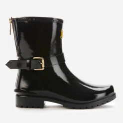 Barbour International Women's Mugello Biker Wellies - Black