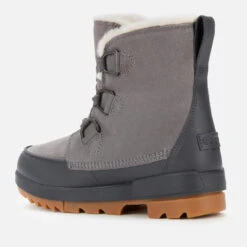 Sorel Women's Torino II Waterproof Suede Shell Boots - Quarry -Vans || Clarks || Ugg Sales 12699763 6904830055271928