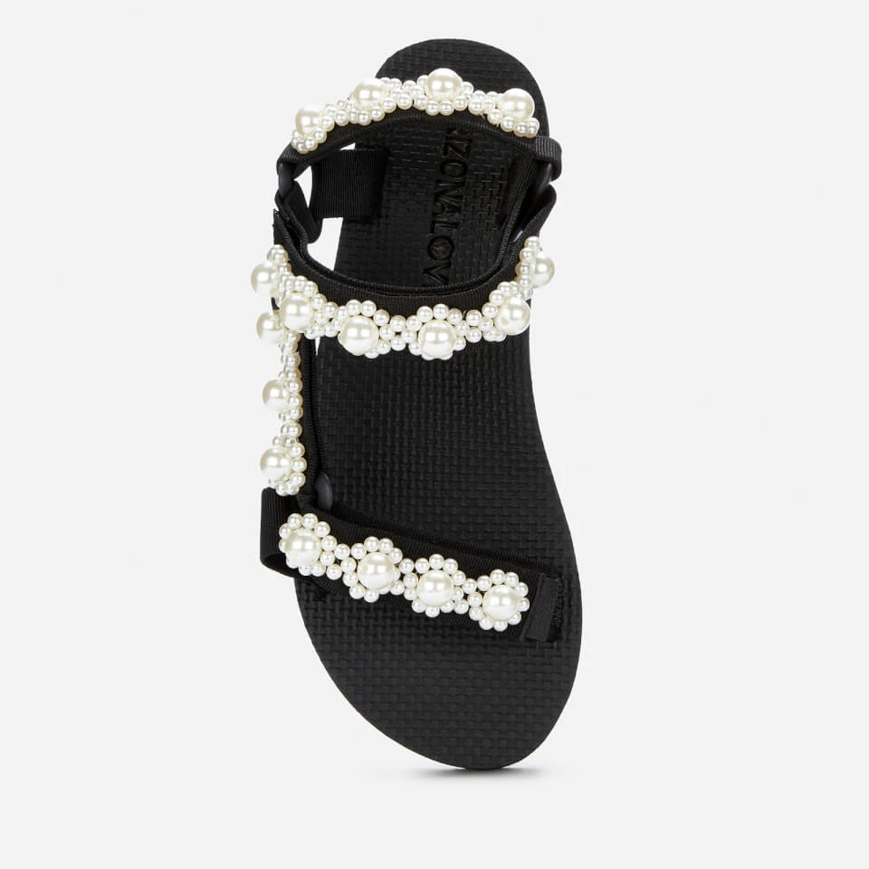 Arizona Love Women's Trekky Embellished Webbing Sandals 5 Arizona Love Women's Trekky Embellished Webbing Sandals - Image 3