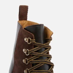 Grenson Women's Nanette Leather Hiking Style Boots - Dark Brown -Vans || Clarks || Ugg Sales 12742913 1984999875332136