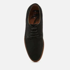 Walk London Men's Danny Suede Derby Shoes - Black -Vans || Clarks || Ugg Sales 12744112 1784848523547823