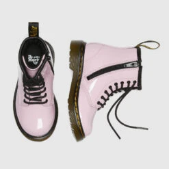 Dr. Martens Toddlers' 1460 Patent Lamper Lace Up Boots - Pale Pink -Vans || Clarks || Ugg Sales 12764881 5714840412860347