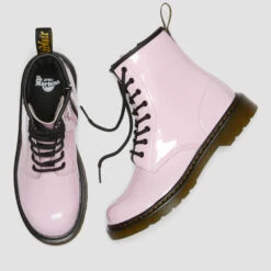 Dr. Martens Kids' 1460 Patent Lamper Lace Up Boots - Pale Pink -Vans || Clarks || Ugg Sales 12764886 4404937079548145