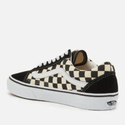 Vans Old Skool Trainers - Black/Swhite Checkerboard -Vans || Clarks || Ugg Sales 12792386 1754851093236700