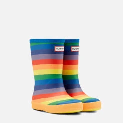Hunter Kids' First Classic Rainbow Wellington Boots - Multi -Vans || Clarks || Ugg Sales 12796868 1874840438041624