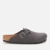 Birkenstock Men's Boston Wool Mules - Anthracite -Vans || Clarks || Ugg Sales 12852040 2044853955235761