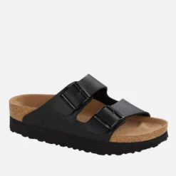 Birkenstock Women's Papillio Vegan Arizona Platform Double Strap Sandals - Black -Vans || Clarks || Ugg Sales 12852208 2135052491466444