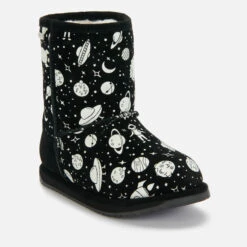 EMU Australia Kids' Outer Space Brumby Waterproof Boots - Black -Vans || Clarks || Ugg Sales 12945105 4544894828982880