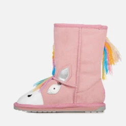 EMU Australia Toddlers' Magical Unicorn Sheepskin Boots - Pale Pink -Vans || Clarks || Ugg Sales 12945150 5854981716534381