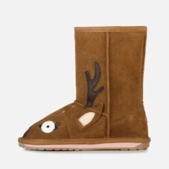 EMU Australia Toddlers' Deer Sheepskin Boots - Chestnut -Vans || Clarks || Ugg Sales 12945156 1264981716851985