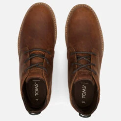 TOMS Men's Navi Waterproof Chukka Boots - Brown -Vans || Clarks || Ugg Sales 12946207 1894891961133945