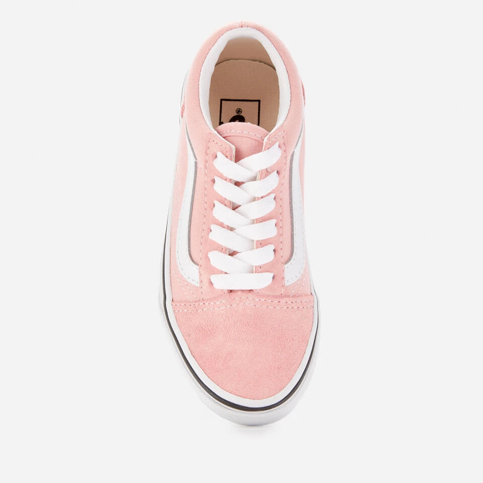 Vans Kids' Old Skool Trainers - Powder Pink 5 Vans Kids' Old Skool Trainers - Powder Pink - Image 3